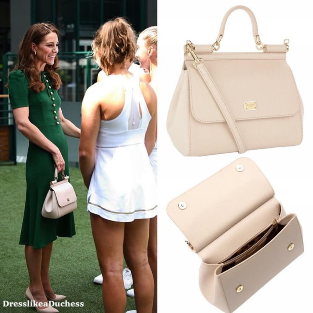 Medium Sicily handbag in dauphine leather dolce and gabbana